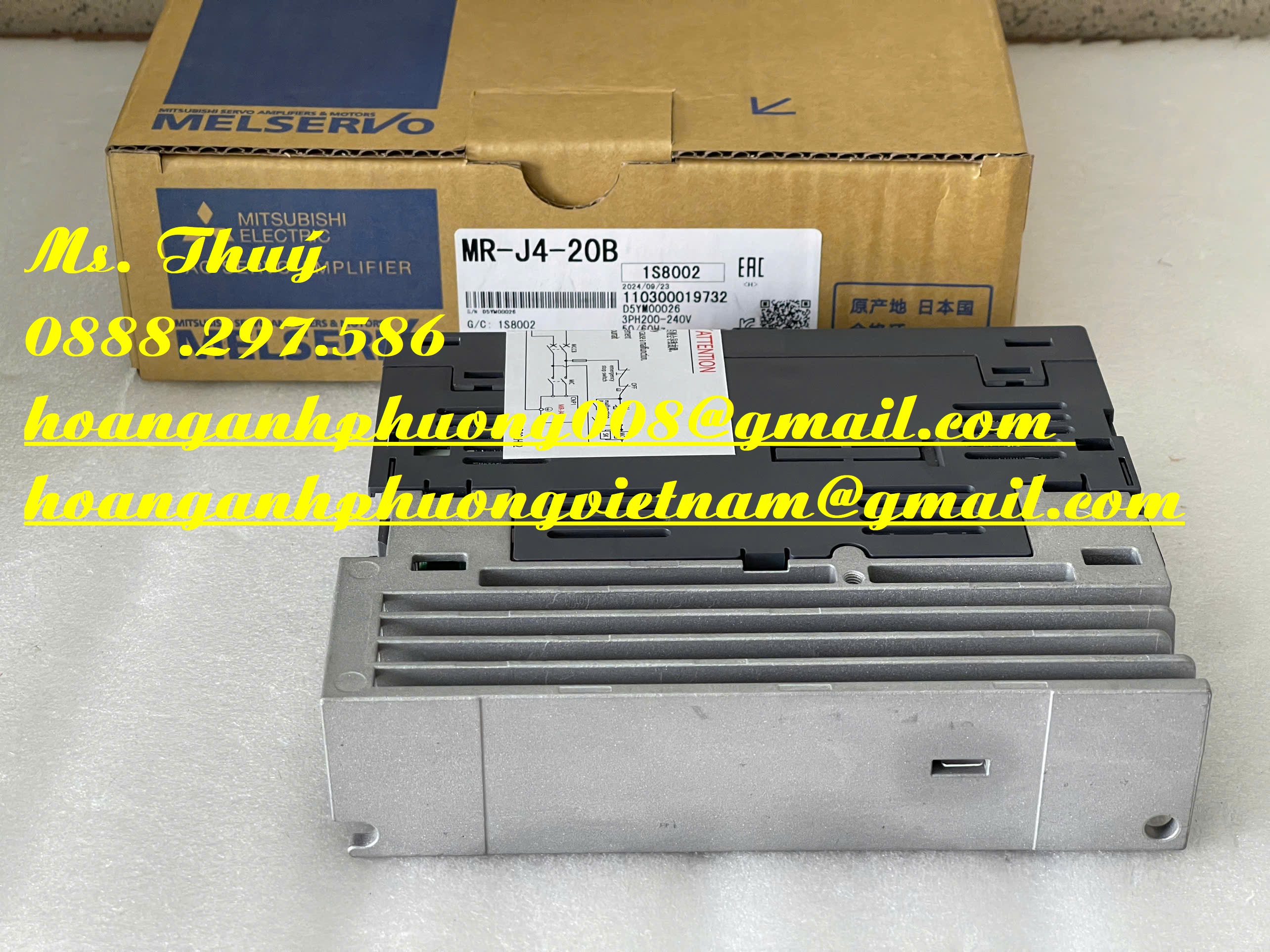 Mitsubishi MR-J4-20B - Bộ Điều Khiển Servo Hiệu Suất Cao 200W